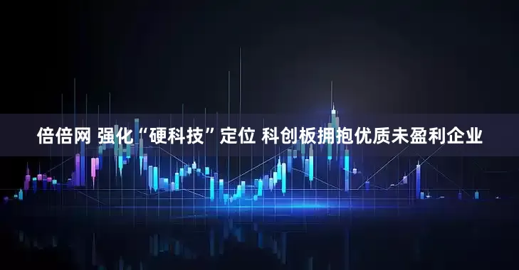 倍倍网 强化“硬科技”定位 科创板拥抱优质未盈利企业