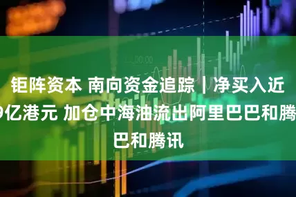钜阵资本 南向资金追踪｜净买入近49亿港元 加仓中海油流出阿里巴巴和腾讯